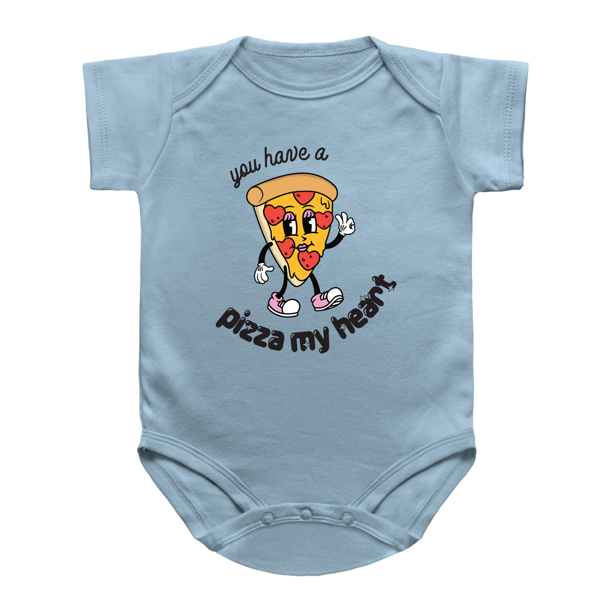 A light blue infant Valentine&