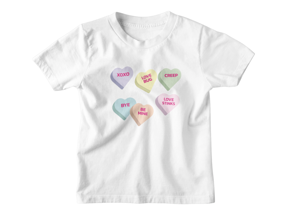 A white short-sleeve kids&
