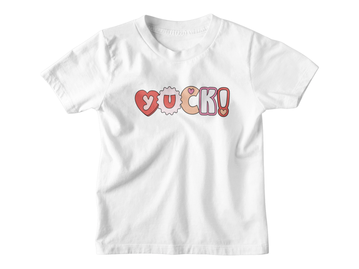 A white short-sleeve kids&