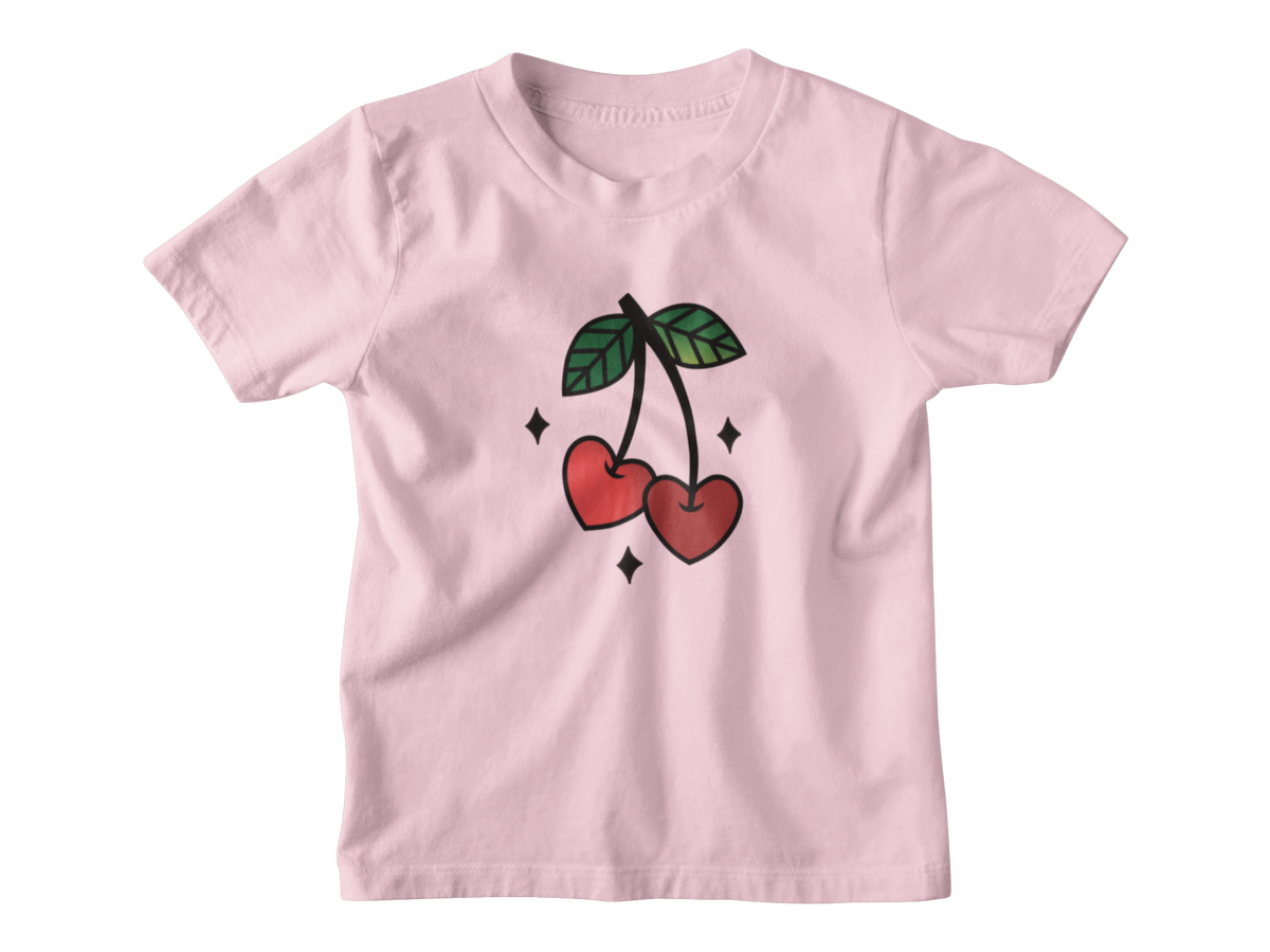 A light pink short-sleeve kids&