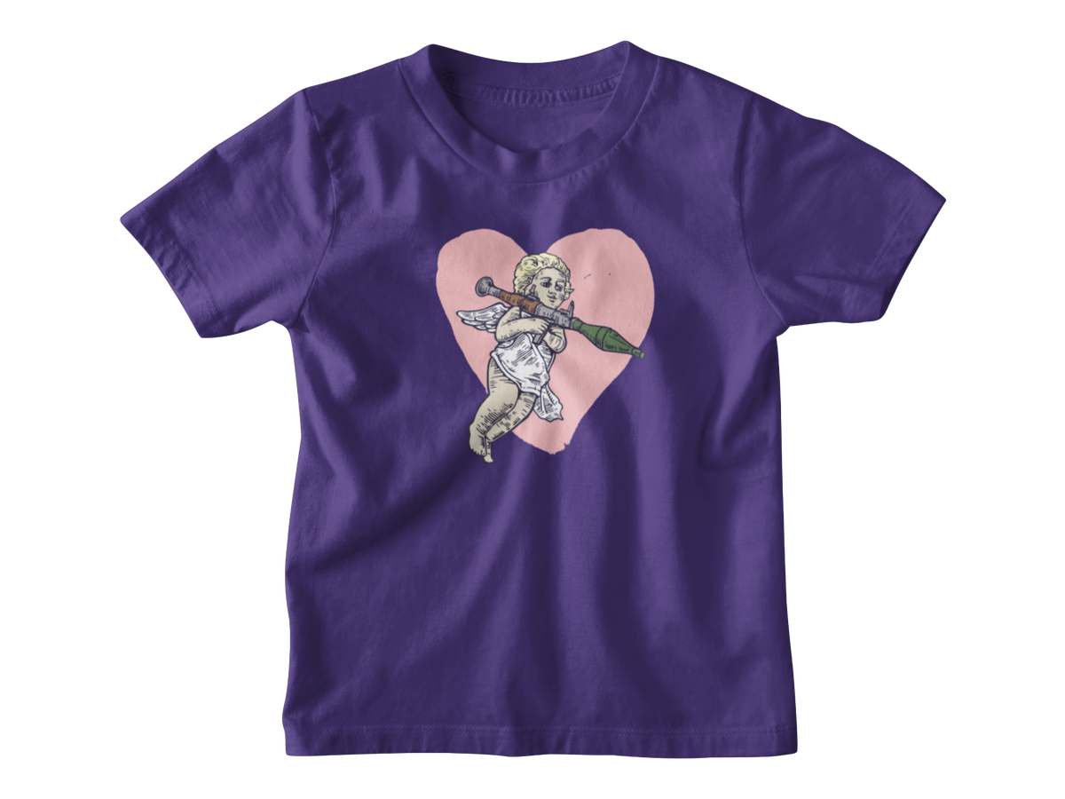 A purple kid&