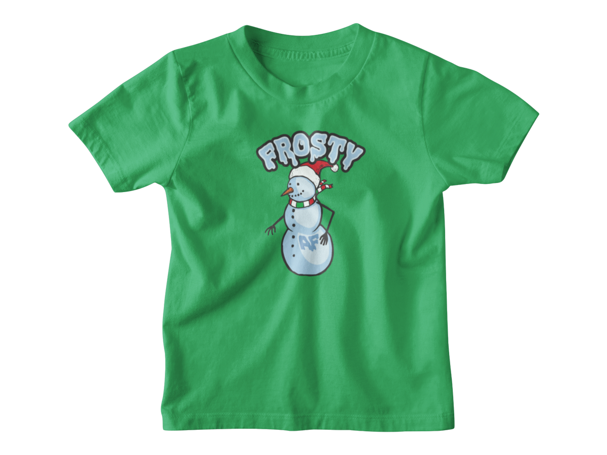 A bright green short-sleeve kids&