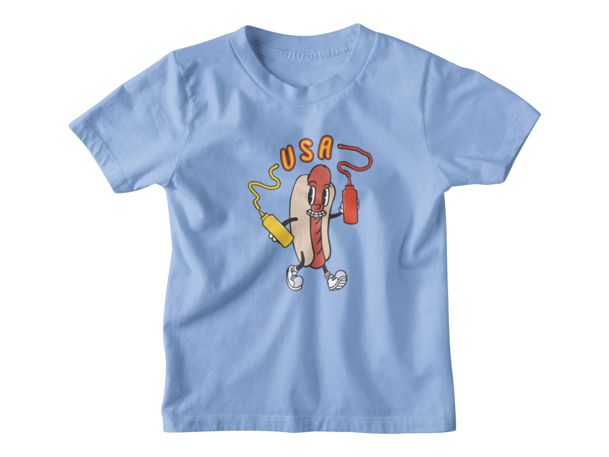 A carolina blue short-sleeve kids&