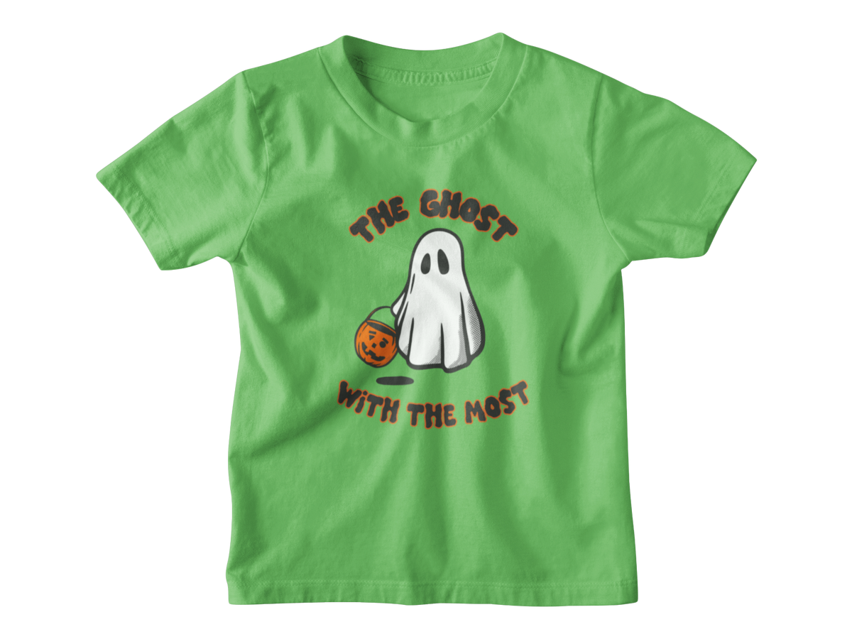 A green short-sleeve kids&