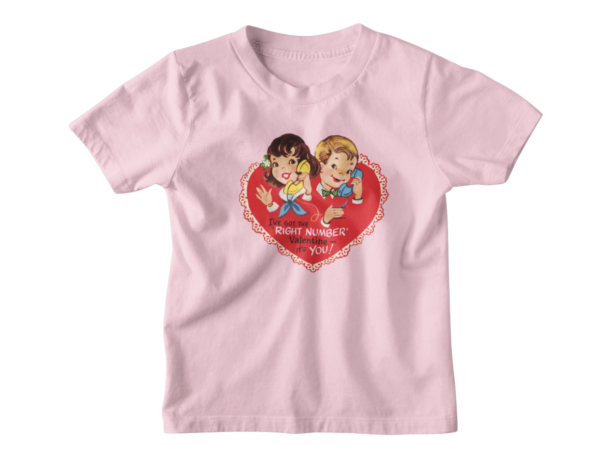 A light pink short-sleeve kids&