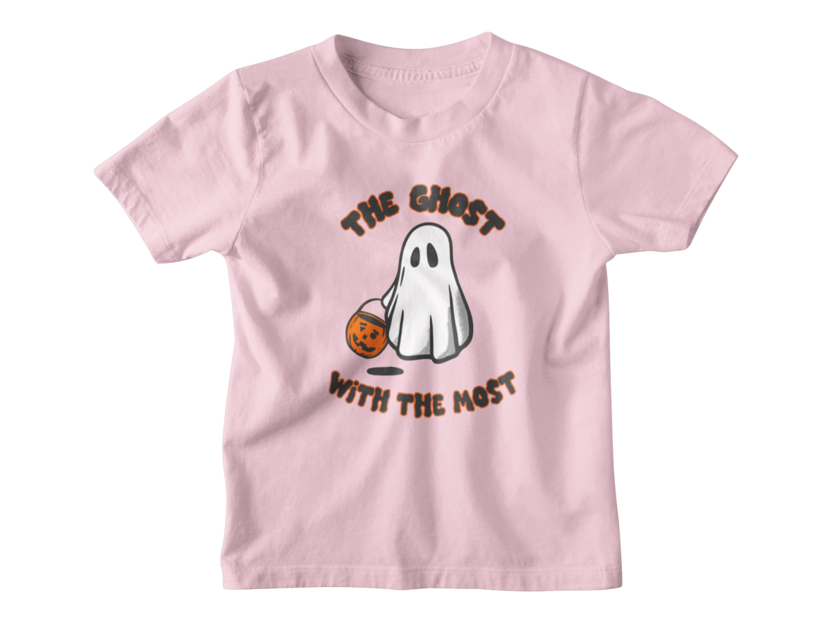 A light pink short-sleeve kids&