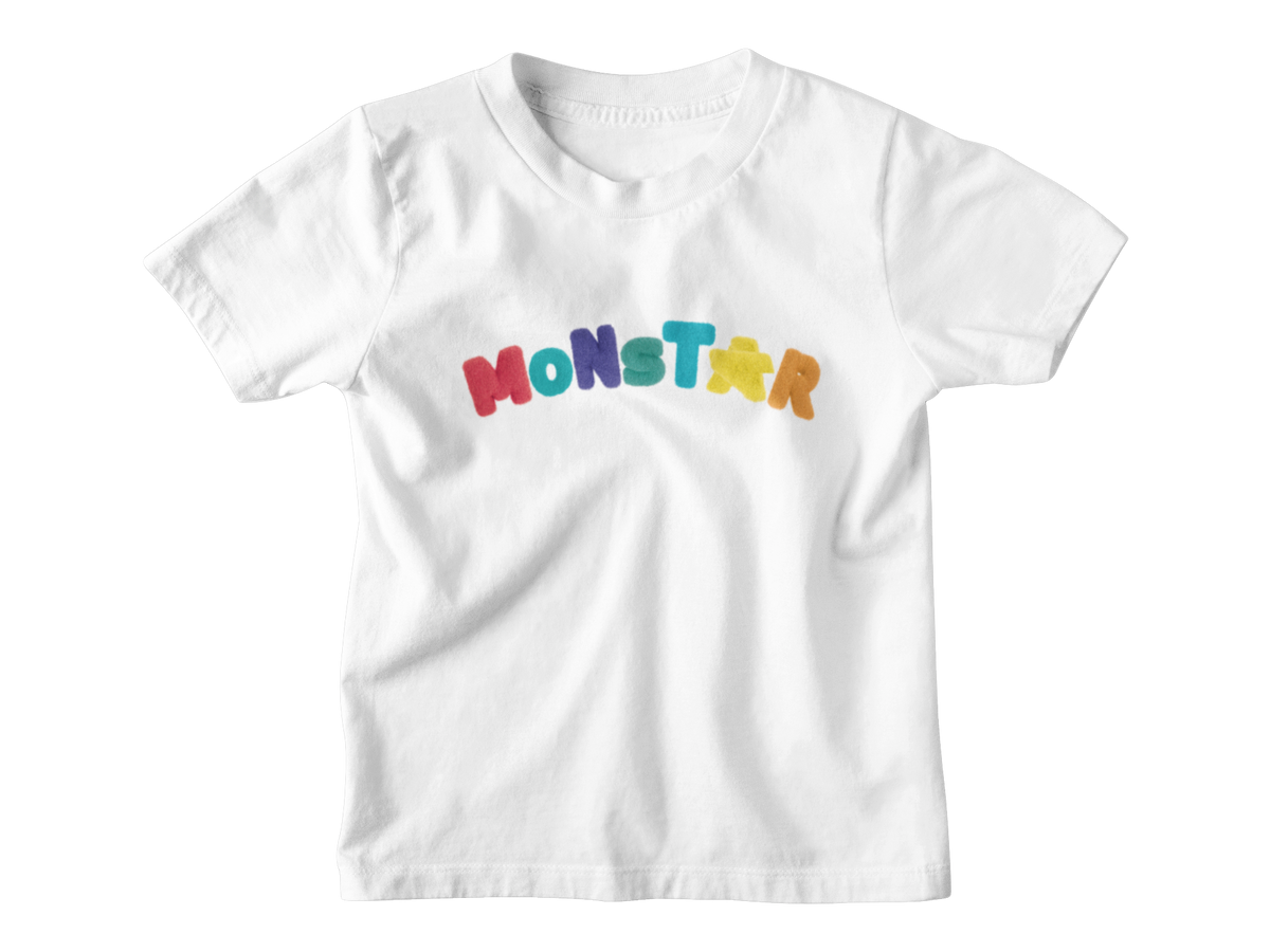 A white short-sleeve kids&