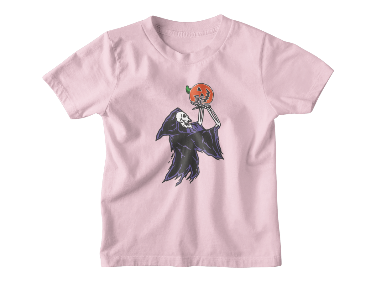 A light pink kids short-sleeve kids&