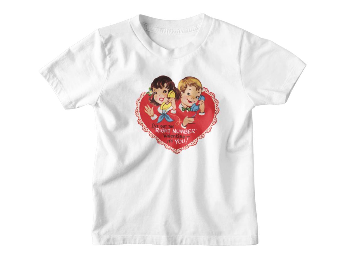 A white short-sleeve kids&
