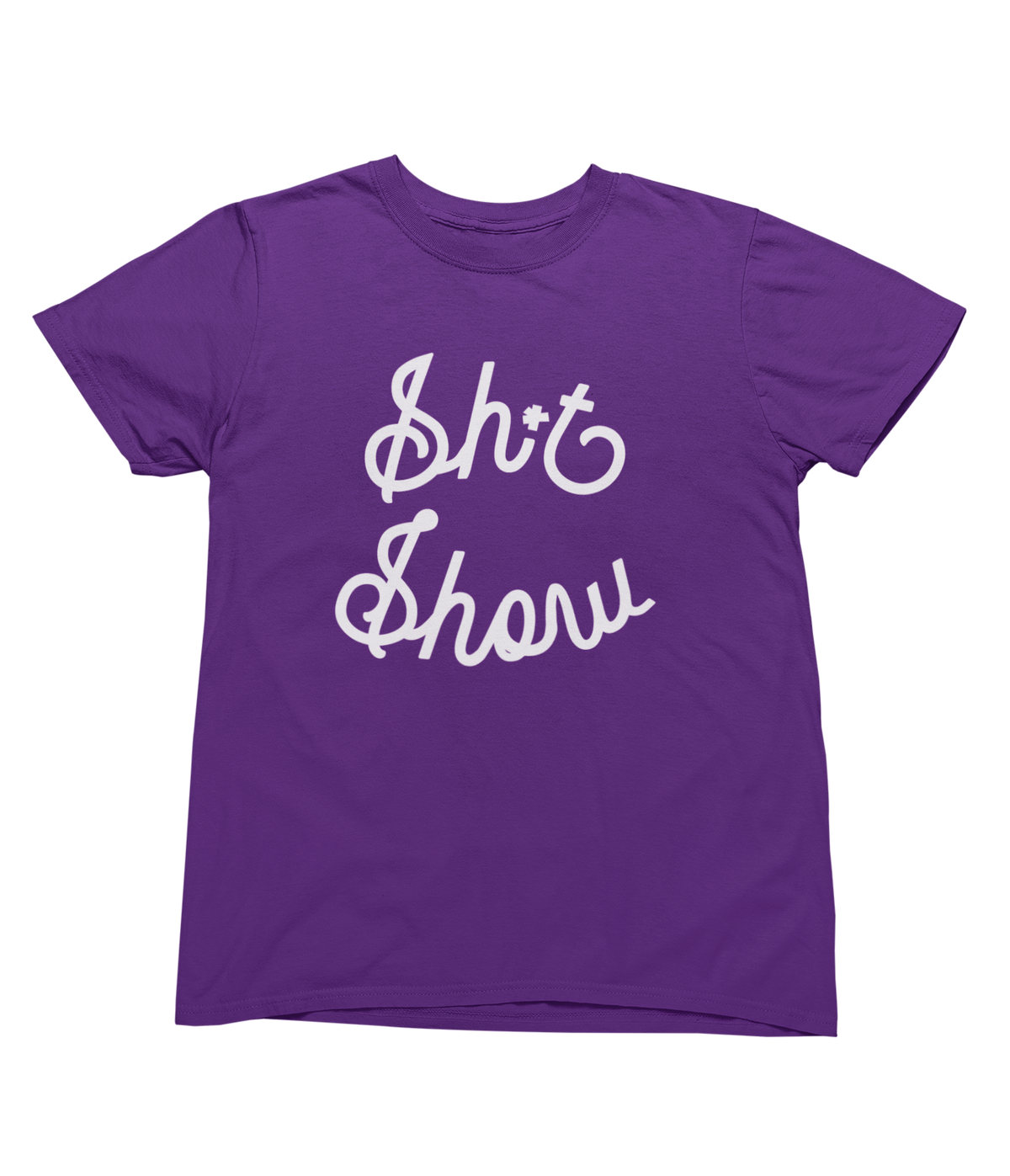 A purple toddler short-sleeve t-shirt with the phrase &