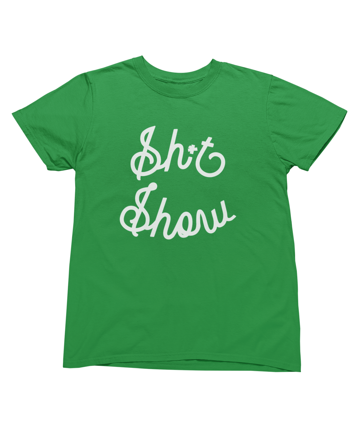 A green toddler short-sleeve t-shirt with the phrase &
