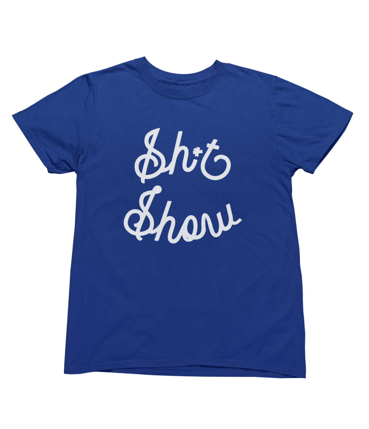 A turquoise blue toddler short-sleeve t-shirt with the phrase &