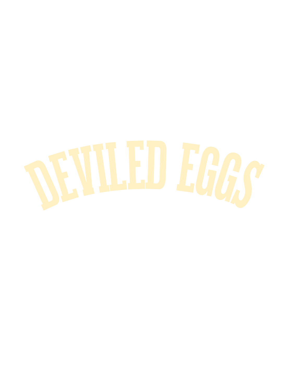 A yellow graphic of &
