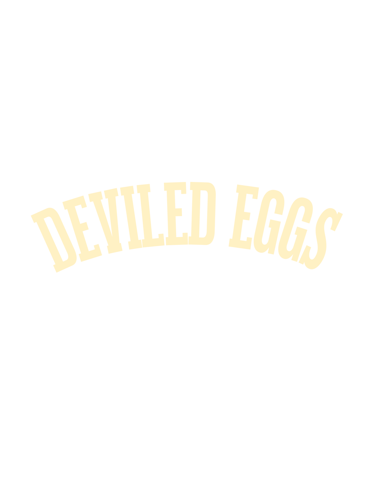 A yellow graphic of &