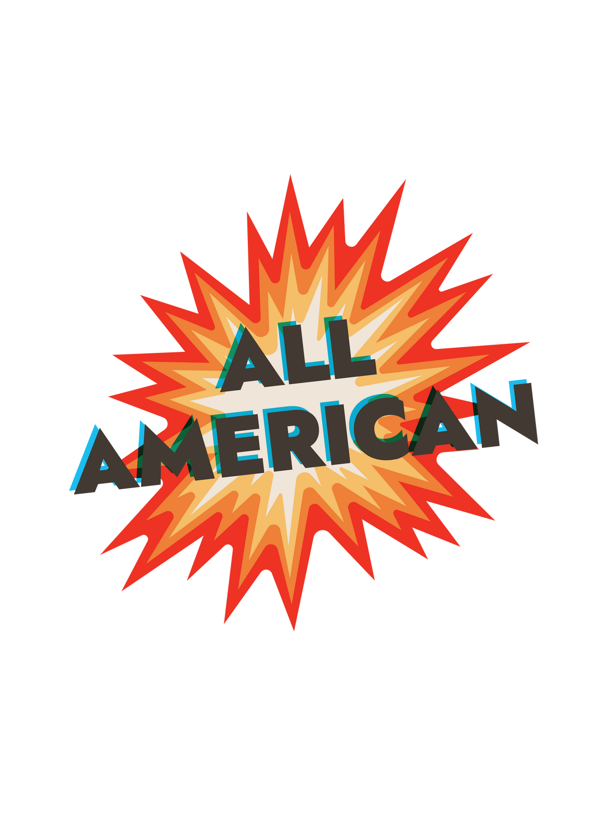 A Fourth of July graphic with a firecracker design and the text &