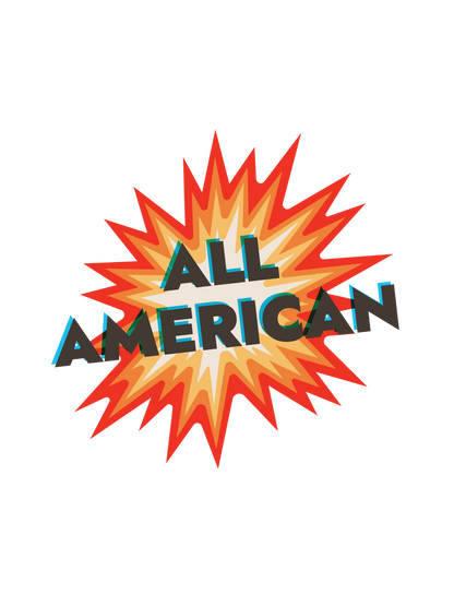 A Fourth of July graphic with a firecracker design and the text &