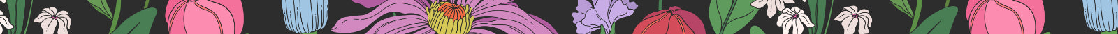 floral banner divider for the Handsome Panther website